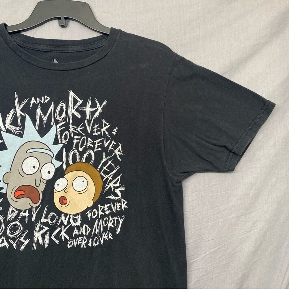 AdultSwim Rick And Morty Character T-Shirt Black Men Size | M - Picture 4 of 9